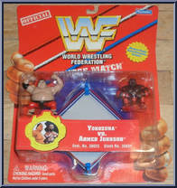 Yokozuna vs. Ahmed Johnson from WWF - Grudge Match manufactured by Playmates [Front]