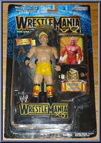 Chuck (with Tag Team Title) from WWF R3 - Wrestlemania x8 manufactured by Jakks Pacific [Front]