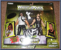 Mankind / Undertaker from WWF Titan Tron Live - Double Slam - Series 3 manufactured by Jakks Pacific [Front]