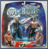 Test vs Tajiri from WWF Titan Tron Live - Ringside Rivals - Series 6 manufactured by Jakks Pacific [Front]