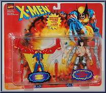 Shard (Future) & Wolverine (Robot Albert) from X-Men - Canadian 2-Pack - Series 3 manufactured by Toy Biz [Front]