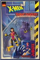 Jubilee from X-Men - Robot Fighters manufactured by Toy Biz [Front]