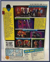 Nightcrawler (Super Suction) from X-Men - Series 1 manufactured by Toy Biz [Back]