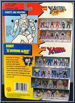 Wolverine (6th Edition - Robot Albert) from X-Men - Series 6 manufactured by Toy Biz [Back]