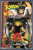 Ninja Sabretooth from X-Men - Ninja Force manufactured by Toy Biz [Front]