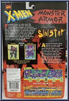Sinister from X-Men - Monster Armor manufactured by Toy Biz [Back]