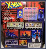 Wolverine from X-Men - 12" Special Collector's Edition manufactured by Toy Biz [Back]
