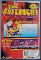 Wolverine Unleashed from X-Men - Onslaught manufactured by Toy Biz [Back]