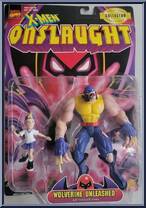 Wolverine Unleashed from X-Men - Onslaught manufactured by Toy Biz [Front]