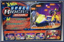 Wolverine from X-Men - Space Riders manufactured by Toy Biz [Back]