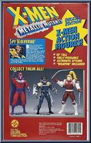 Wolverine (Spy) from X-Men - 10" Metallic Mutants manufactured by Toy Biz [Back]