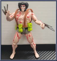 Wolverine (4th Edition - Weapon X) from X-Men - Series 2 manufactured by Toy Biz [Loose]