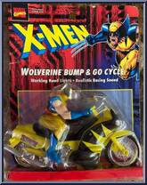 Wolverine Bump & Go Cycle from X-Men - Vehicles manufactured by Toy Biz [Front]