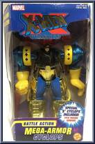 Cyclops from X-Men - Classics - Battle Action Mega-Armor manufactured by Toy Biz [Front]