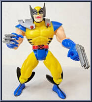 Wolverine from X-Men - Classics - Battle Blasters manufactured by Toy Biz [Loose]