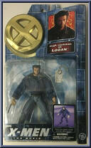 Logan (Denim Jacket) from X-Men - Movie - Series 2 - Gold Stands manufactured by Toy Biz [Front]