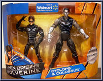 Cyclops / Colossus from X-Men Origins: Wolverine - Sets manufactured by Hasbro [Front]