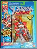 Shatterstar (2nd Edition) from X-Men - X-Force - Series 3 manufactured by Toy Biz [Front]