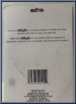 Ninja 3-Pack from Your Action Hero - Wall Crawlers manufactured by Greenbrier [Back]
