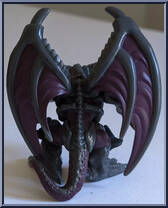 Black Skull Dragon from Yu-Gi-Oh! - Mini  5 manufactured by Mattel [Loose]