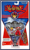 Doll of Demise / Dark Magic Curtain / Dark Magician of Arkana from Yu-Gi-Oh! - Mini 10 manufactured by Mattel [Front]