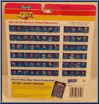Claxon / Radius / Neptoon from Z-Bots - Basic Series manufactured by Galoob [Back]