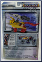 Battle Cougar from Zoids - Blue Cards manufactured by Hasbro [Back]