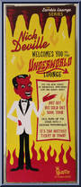 Nick Deville (Gold Jacket) from Zombie Lounge - Wacky Wobblers manufactured by Funko [Back]