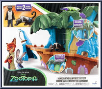 Danger in the Rainforest District from Zootopia - Playsets manufactured by Tomy [Front]