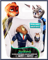Mayor Lionheart / Lemming Businessman from Zootopia - Basic Series manufactured by Tomy [Front]