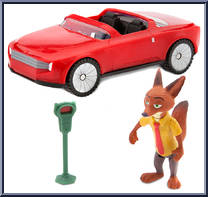 Nick's Convertible from Zootopia - Vehicles manufactured by Tomy [Loose]