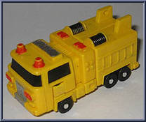 Fire Engine (Yellow) from Zybots - Basic Series manufactured by Remco [Loose]