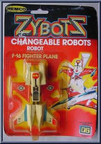 F-16 Fighter Plane from Zybots - Basic Series manufactured by Remco [Front]