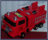 Fire Engine (Red) from Zybots - Basic Series manufactured by Remco [Loose]