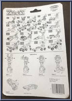 Sports Car (Yellow) from Zybots - Basic Series manufactured by Remco [Back]