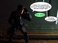 Quantum Snake:  First Mission Comic Strip Panel #1