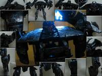 Battle Damaged Barricade (Transformers - Movie) Custom Action Figure