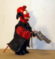 Hellboy Homer (Simpsons) Custom Action Figure