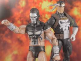Finn Balor (aka Prince Devitt) in Punisher Warpaint (WWE) Custom Action Figure