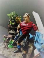 Apocalyptic Linus & Kite Eating Tree - D.T.A.R. J.E.#03 - Peanuts (WWE) Custom Action Figure [Linus scarf removed]