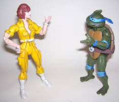 April O'Neil (NECA '87 Cartoon Style) (Teenage Mutant Ninja Turtles) Custom Action Figure [A Serious Chat]