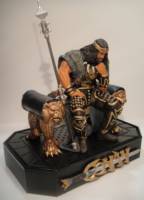 Conan on Throne  (Schwarzenegger) (Conan) Custom Diorama / Playset