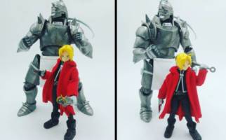 Edward and Alphonse Elric. Full Metal Alchemist (Full Metal Alchemist) Custom Action Figure