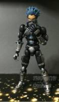 Azureus Rising Figure (Microman) Custom Action Figure [Removable Mask]