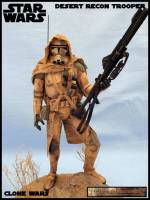 Desert Recon Clone Trooper (Star Wars Clone Wars) Custom Diorama / Playset