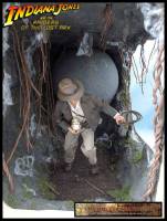 Boulder Chase - Raiders of the lost Ark (Indiana Jones) Custom Diorama / Playset