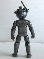 Atomico the Atomic Robot (Original) Custom Action Figure [Rear View]