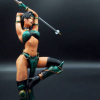 Custom Figurine Jade - Mortal Kombat Armageddon (Mortal Kombat) Custom Miniature / Figurine