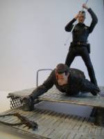 T-800 vs T.1000 (Terminator) Custom Diorama / Playset