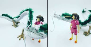 Chihiro and Haku (Spirited Away) Custom Action Figure